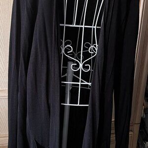 NWT LONG BLACK CARDIGAN